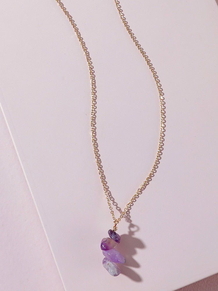 Malachite pendant, Healing stone necklace, tropical necklace , long co —  San José Made